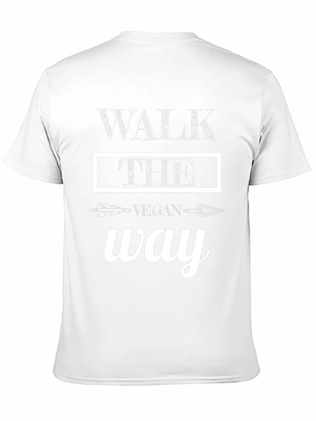 Vegan Way T-Shirt - Walk The Vegan Way Tee