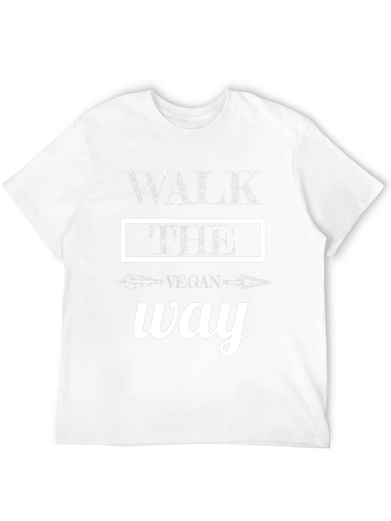 Vegan Way T-Shirt - Walk The Vegan Way Tee