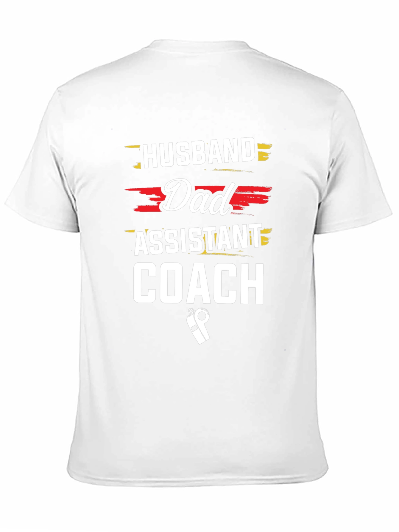 Husband Dad Assistant Coach Graphic Tee