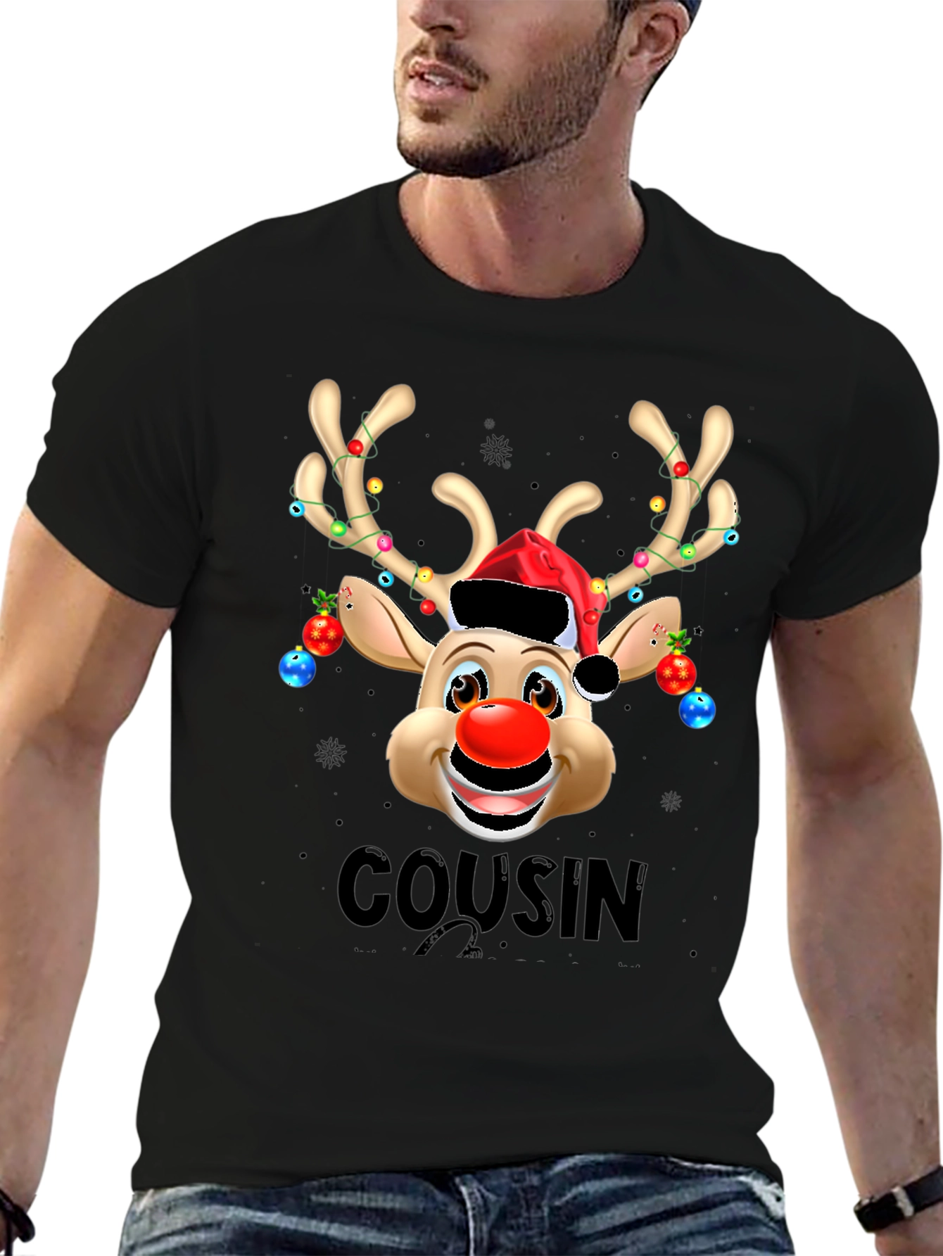 Cousin Christmas Reindeer T-Shirt