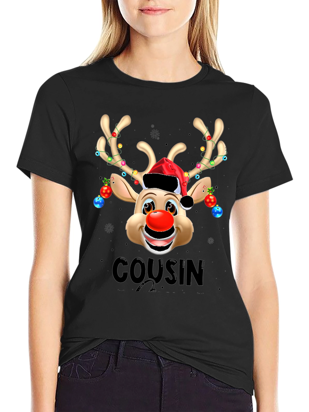 Cousin Christmas Reindeer T-Shirt