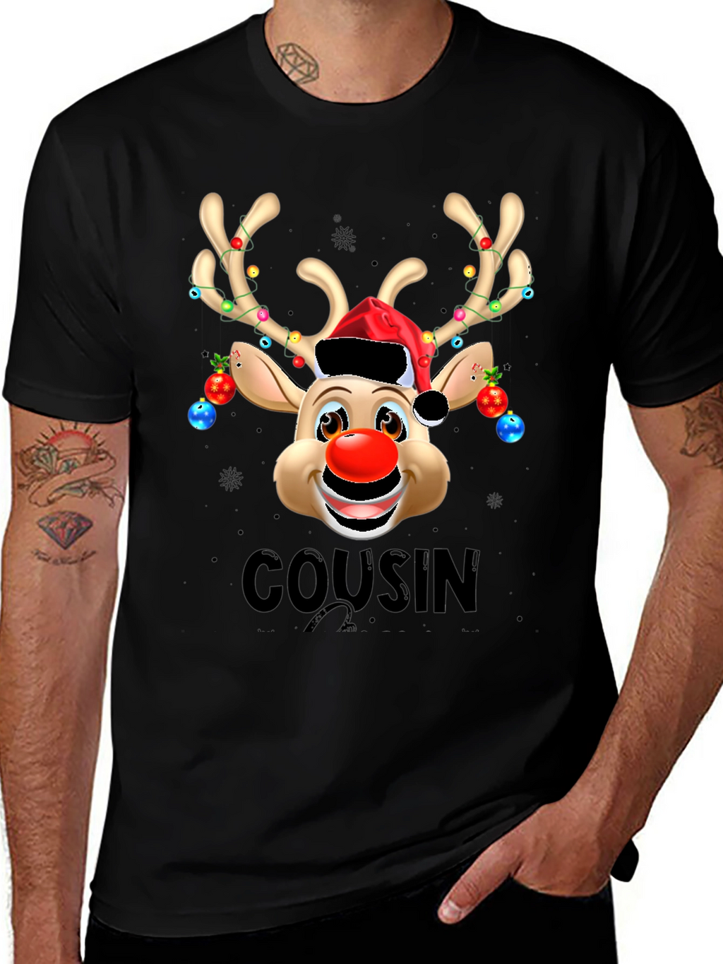 Cousin Christmas Reindeer T-Shirt