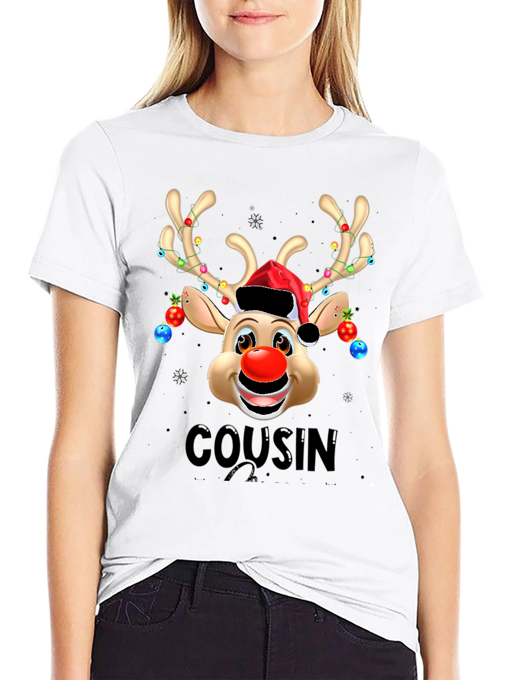 Cousin Christmas Reindeer T-Shirt