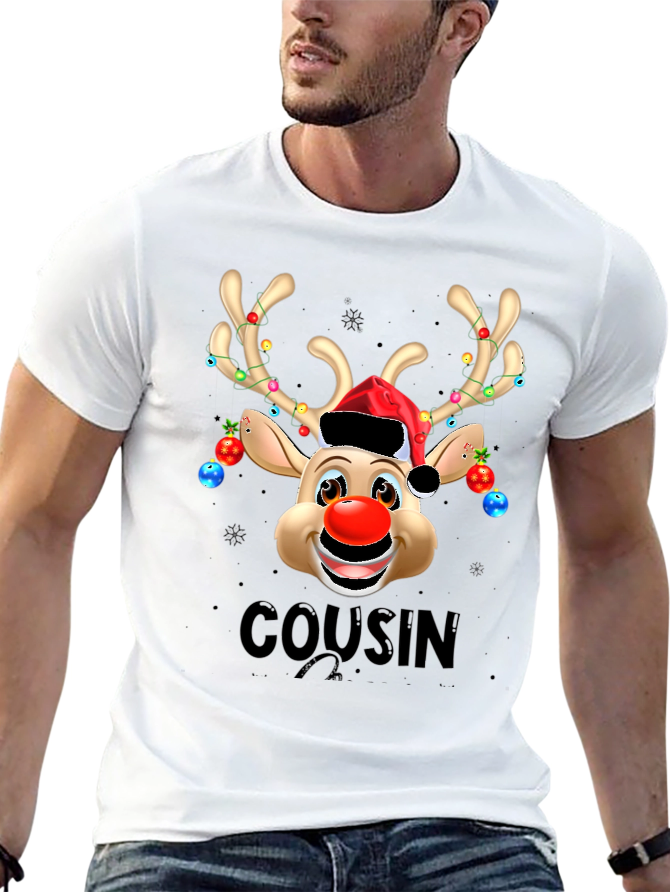 Cousin Christmas Reindeer T-Shirt