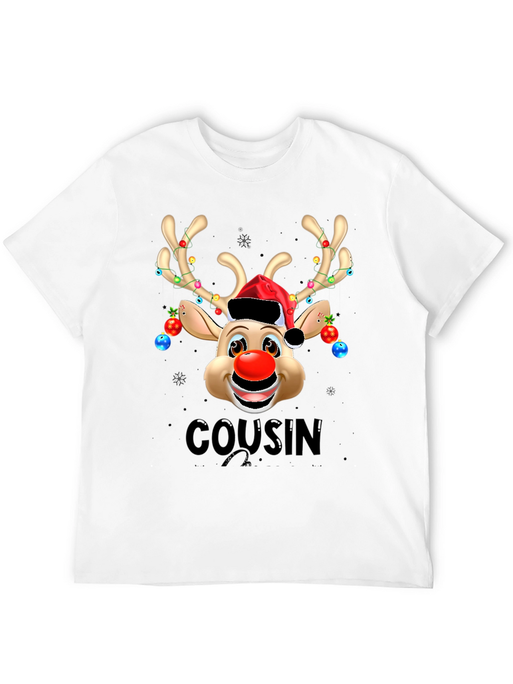 Cousin Christmas Reindeer T-Shirt