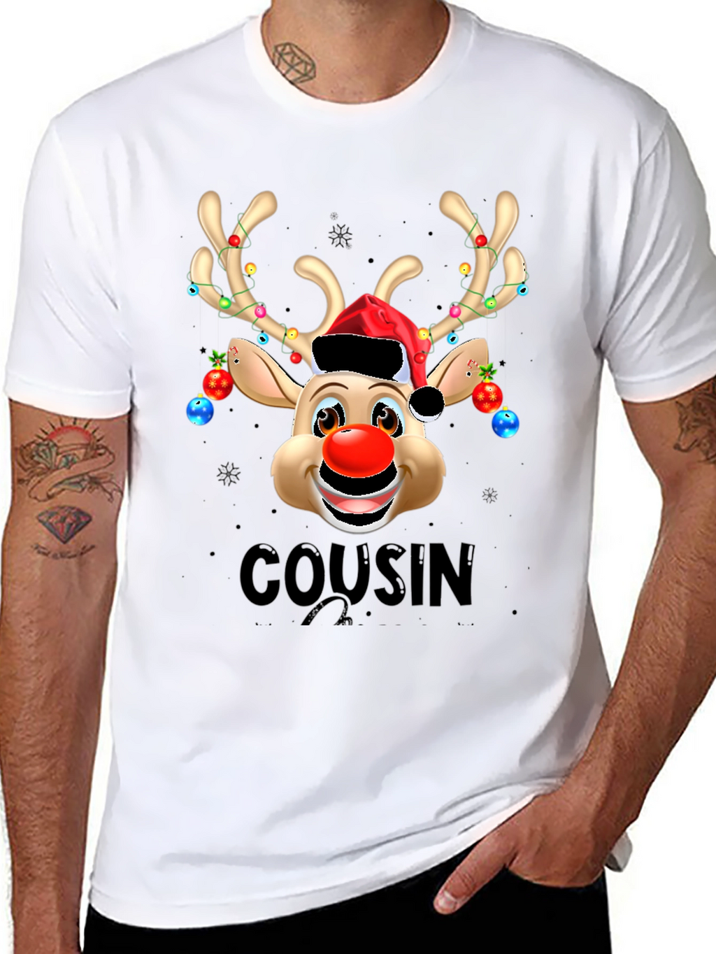 Cousin Christmas Reindeer T-Shirt
