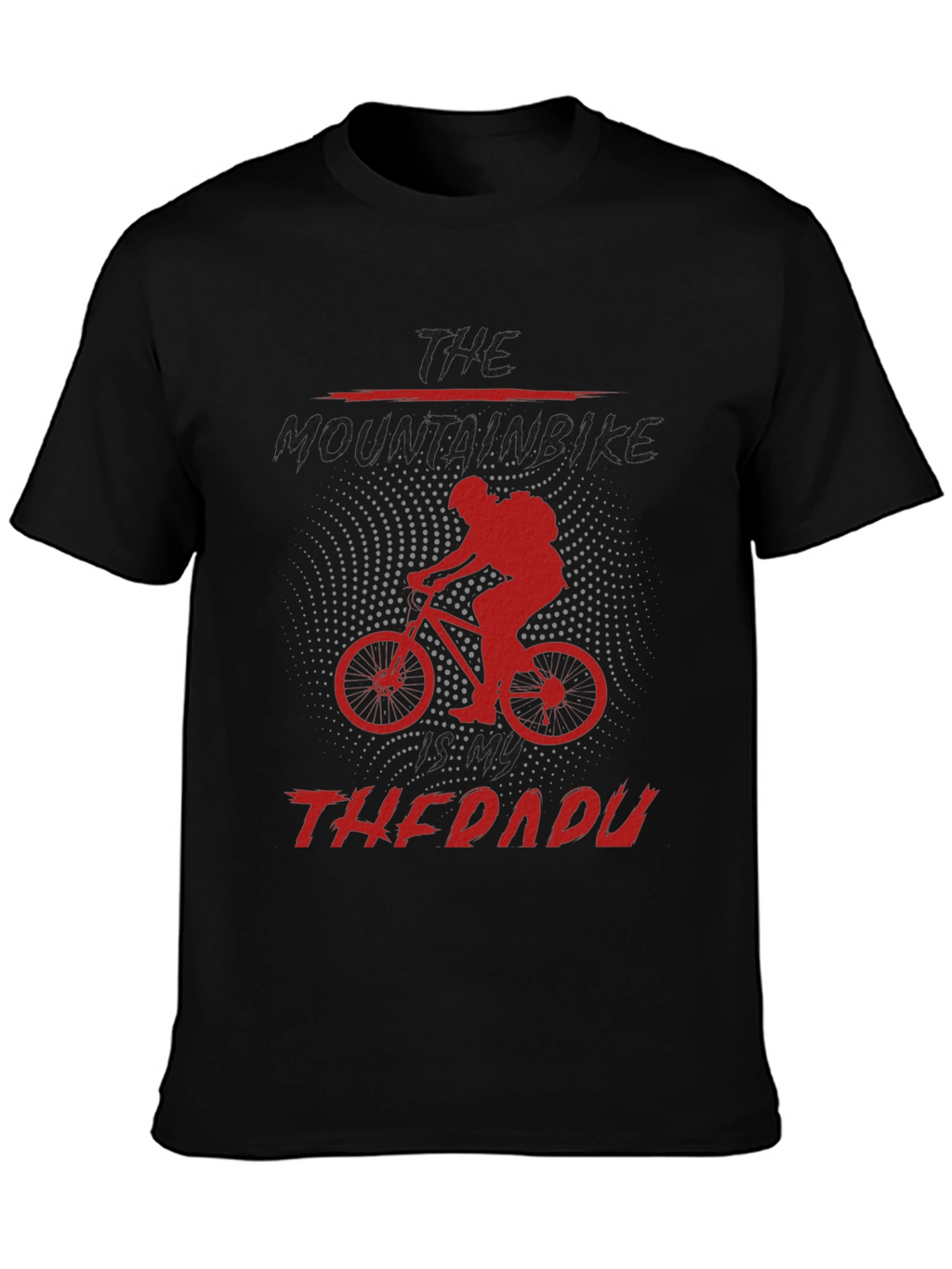Mountain Bike Therapy Graphic Tee - Black