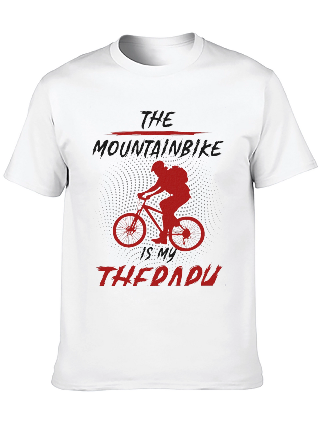Mountain Bike Therapy Graphic Tee - Black
