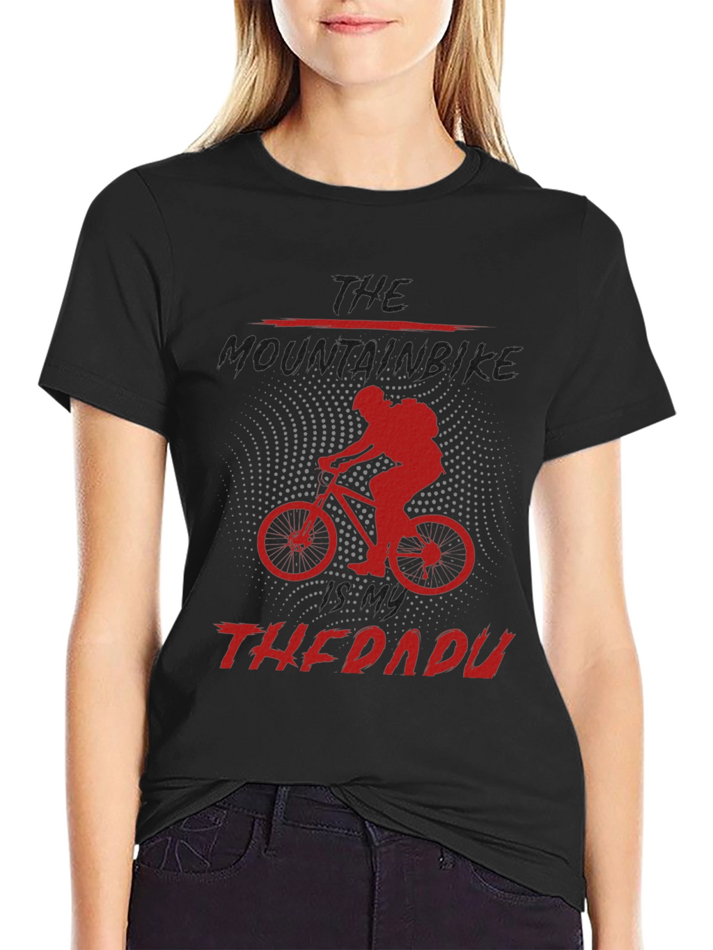 Mountain Bike Therapy Graphic Tee - Black