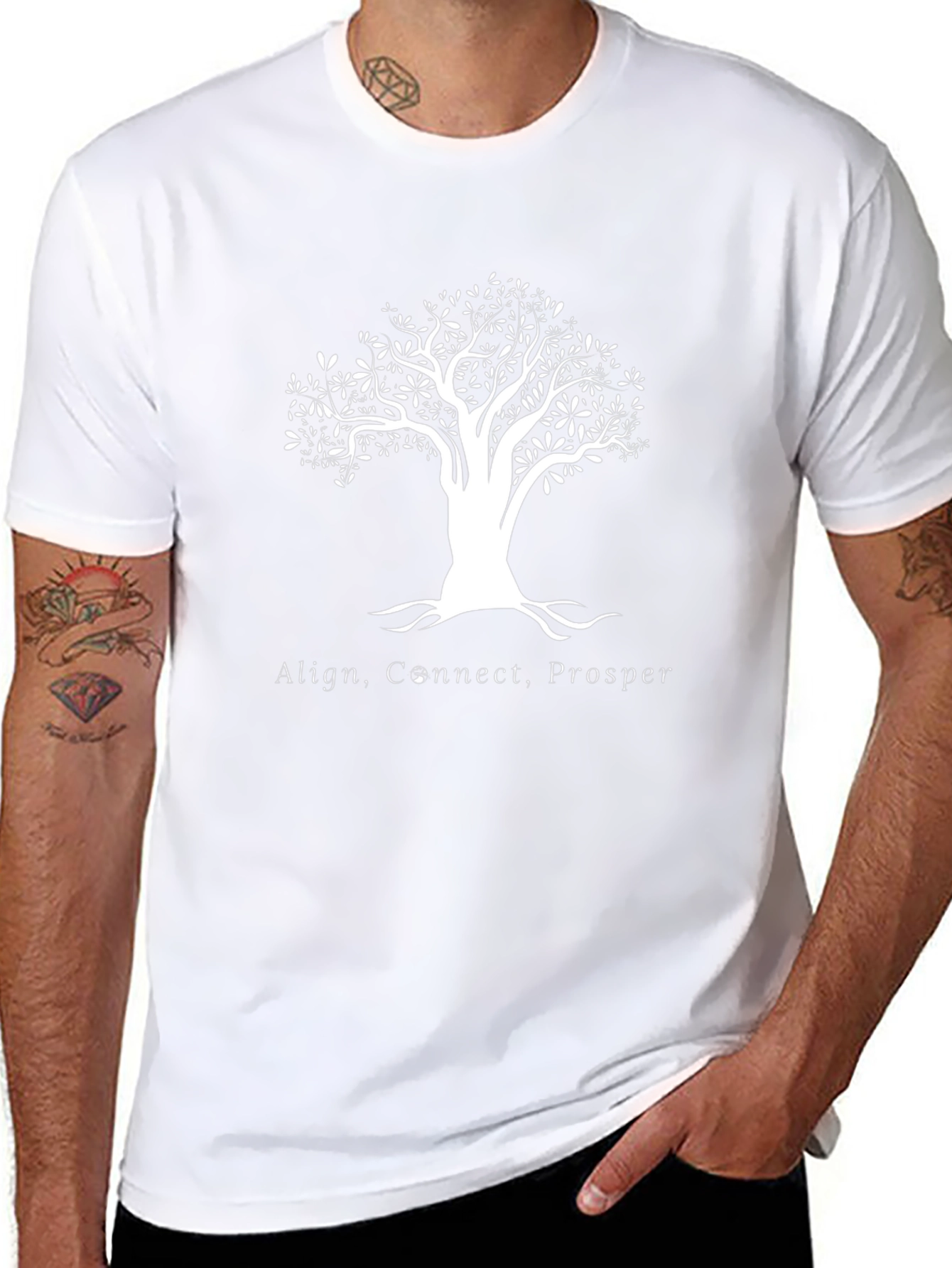 Align Connect Prosper Tree Graphic Tee