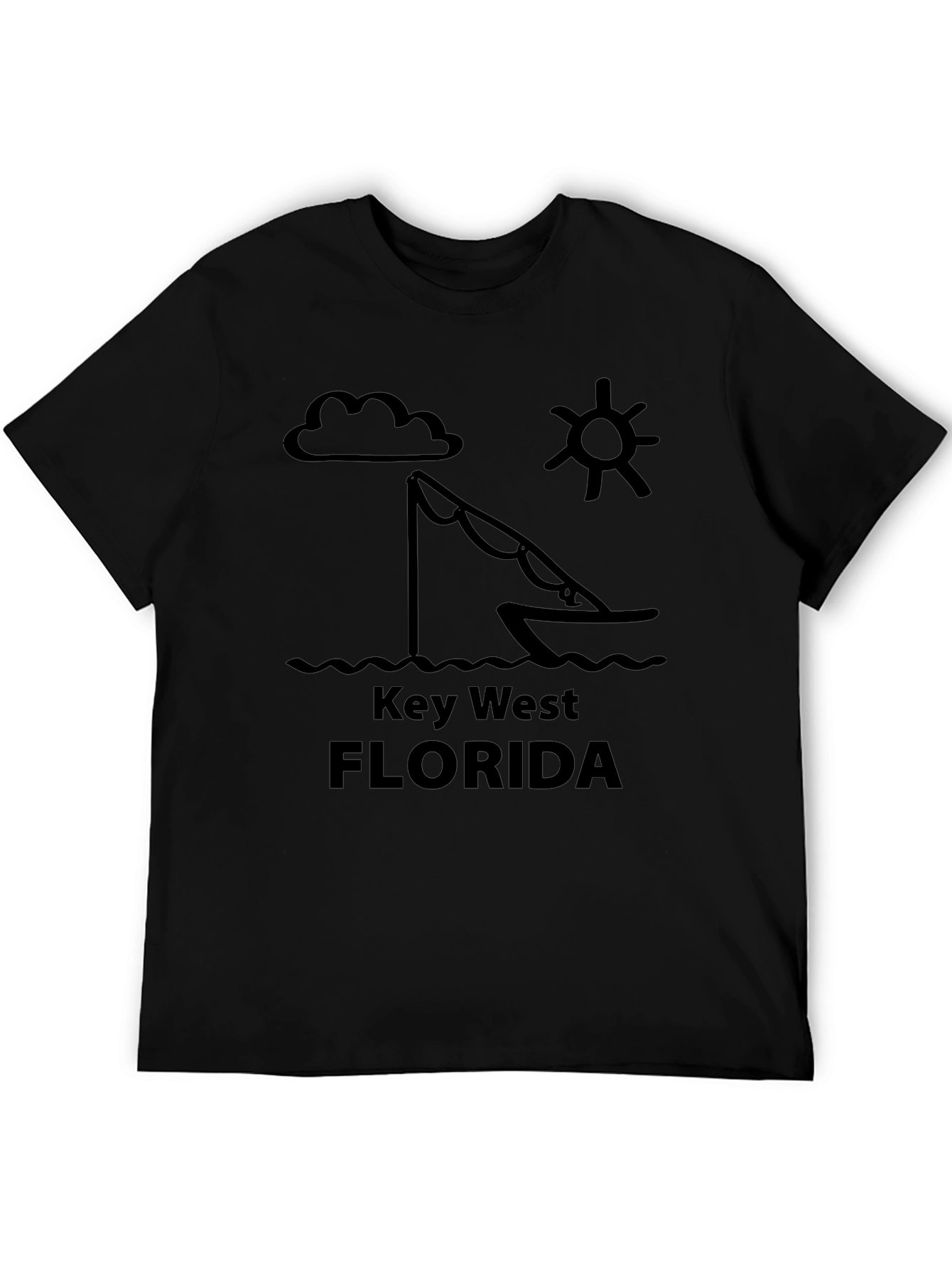 Key West Florida Graphic Tee - Black