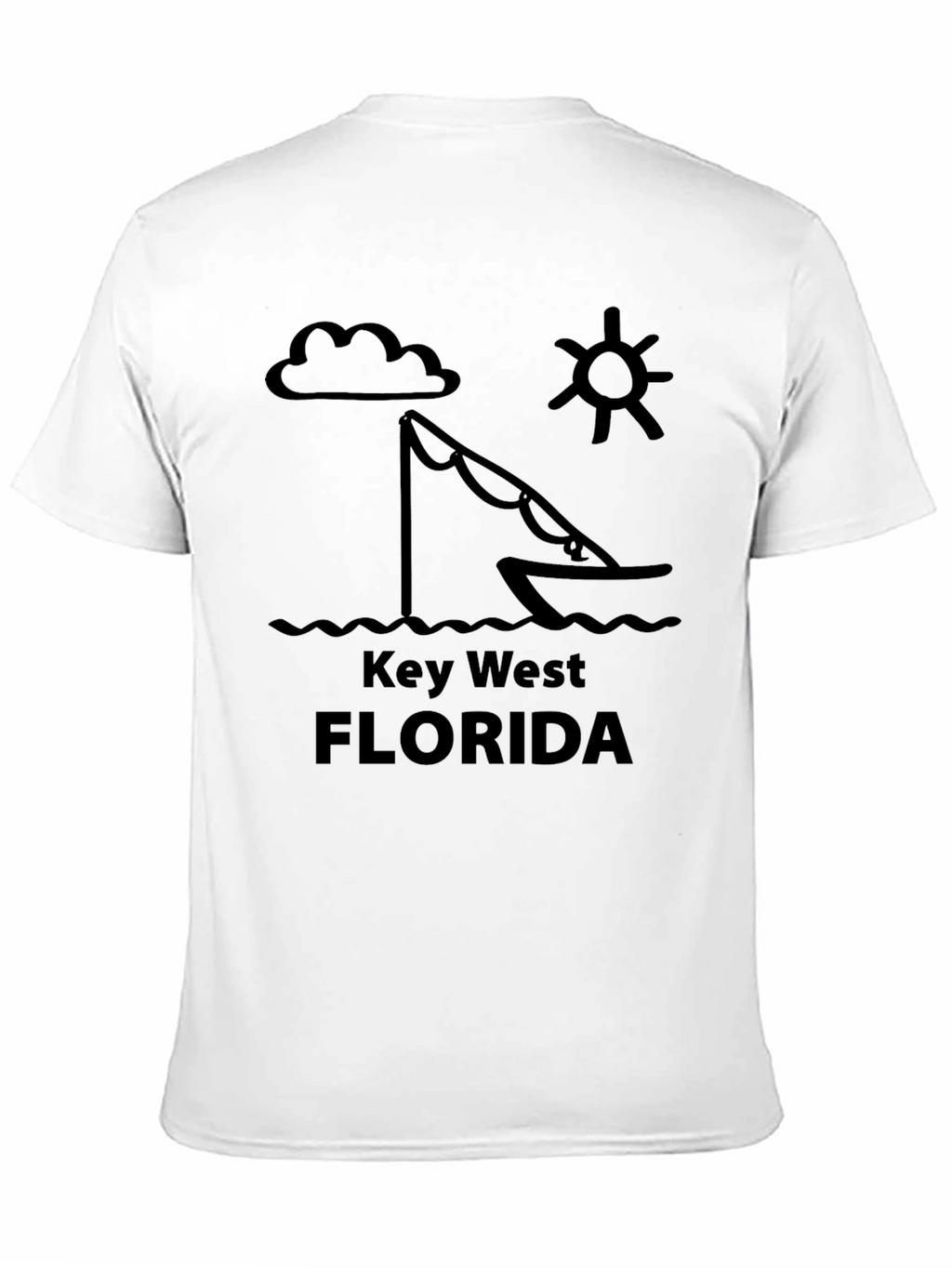 Key West Florida Graphic Tee - Black