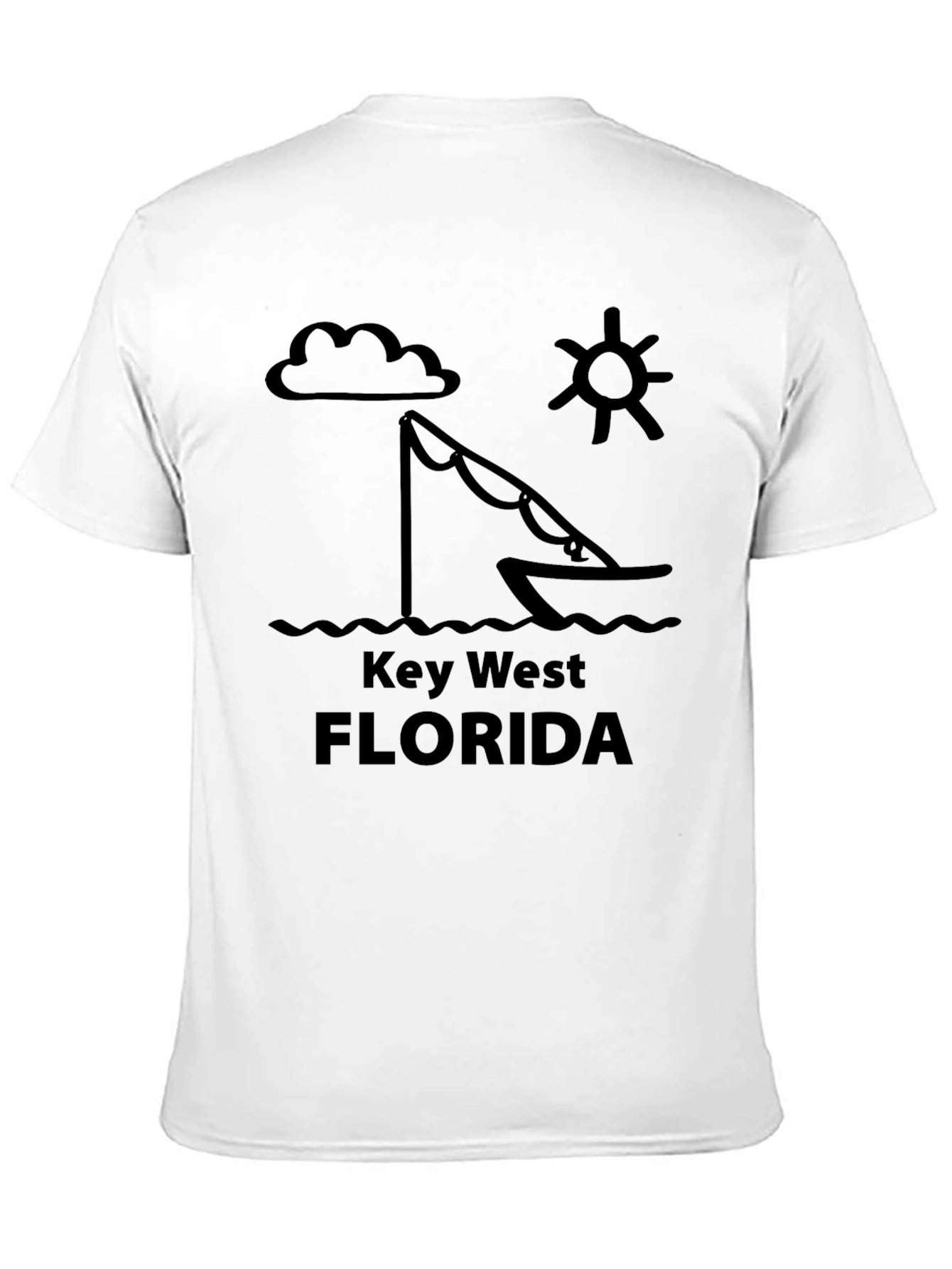 Key West Florida Graphic Tee - Black