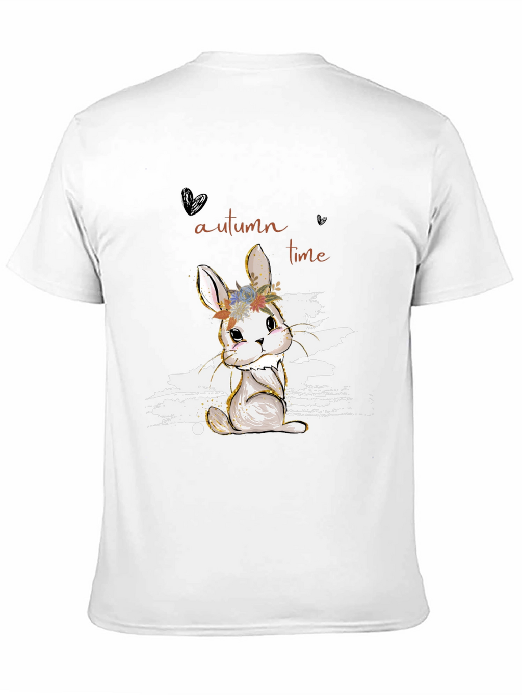 Autumn Rabbit T-Shirt - Cute Seasonal Design