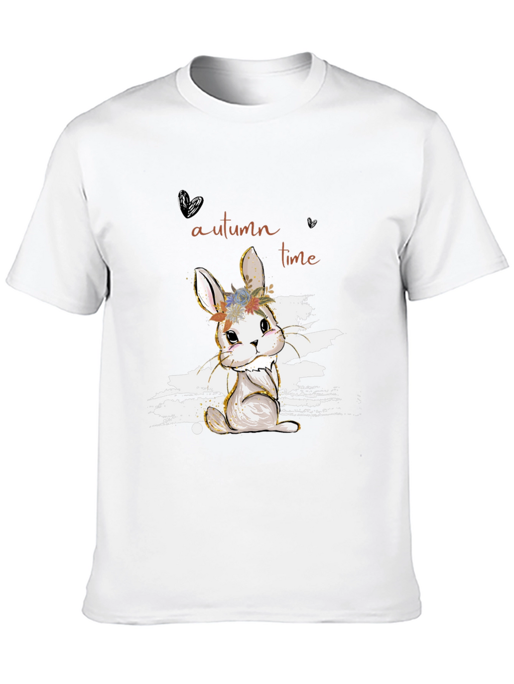 Autumn Rabbit T-Shirt - Cute Seasonal Design