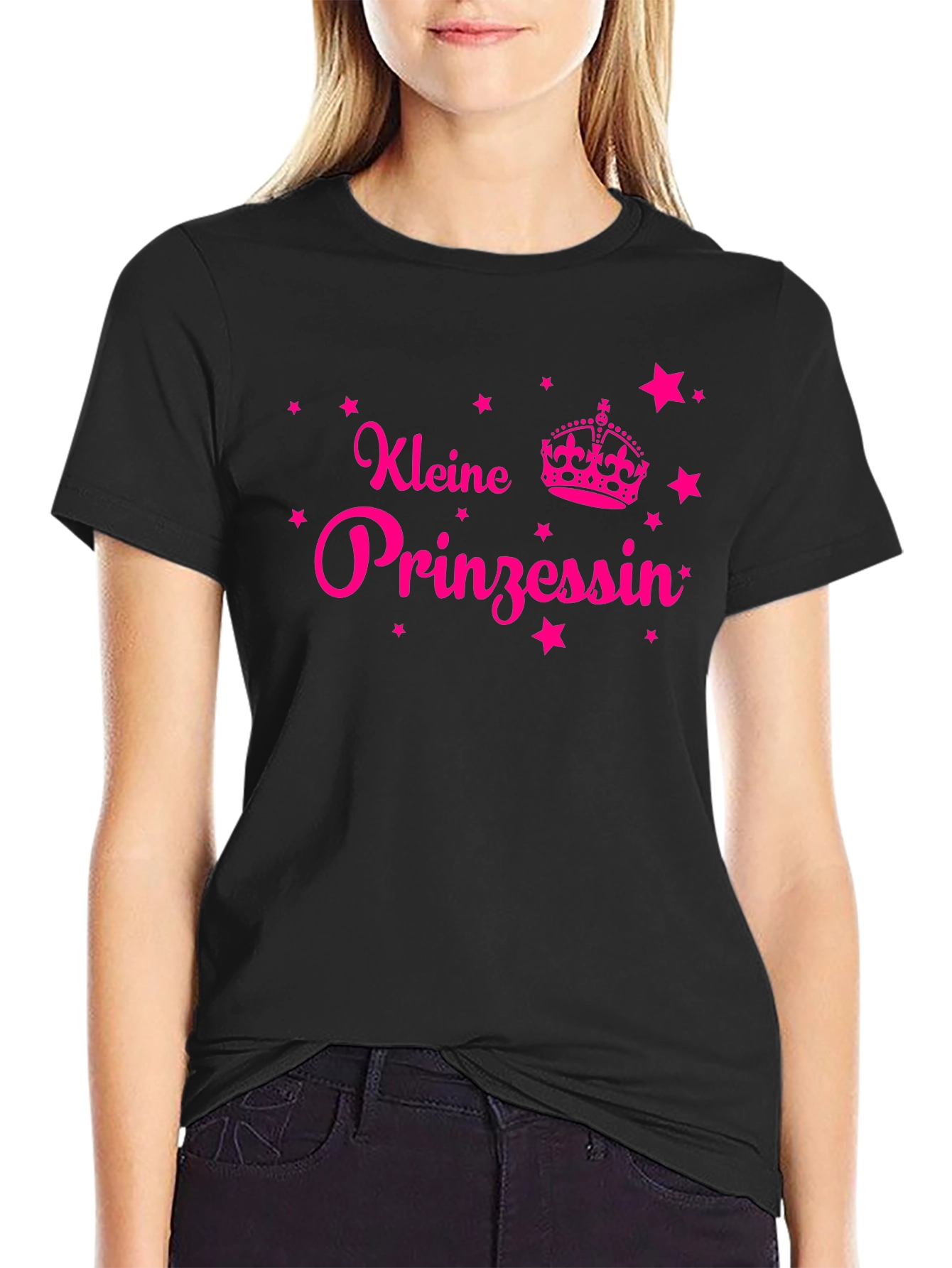 Kleine Prinzessin Black T-Shirt