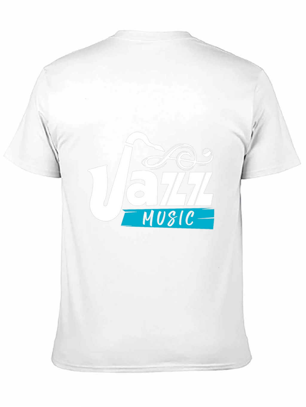 Jazz Music Saxophone Graphic Black T-Shirt