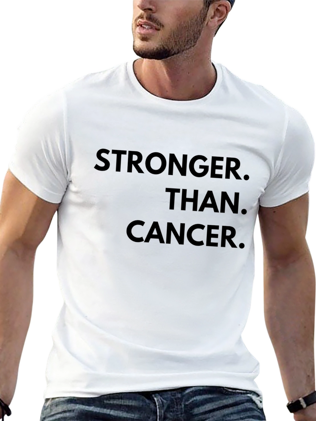 Stronger Than Cancer T-Shirt - Support Awareness