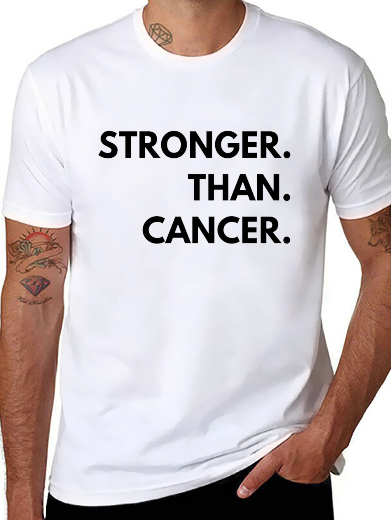 Stronger Than Cancer T-Shirt - Support Awareness