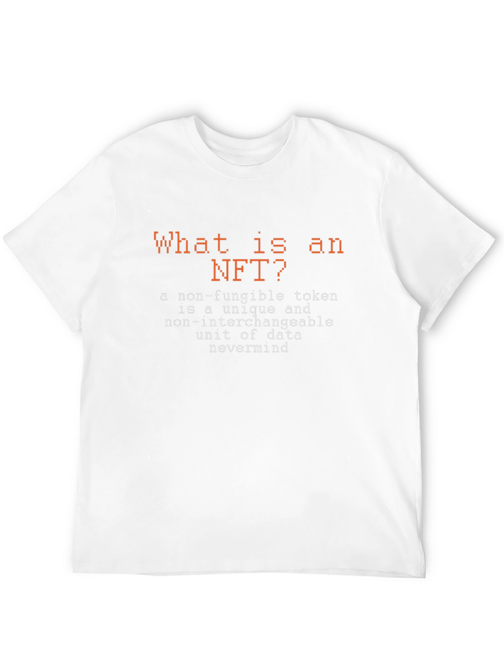 What is an NFT? - Black T-Shirt
