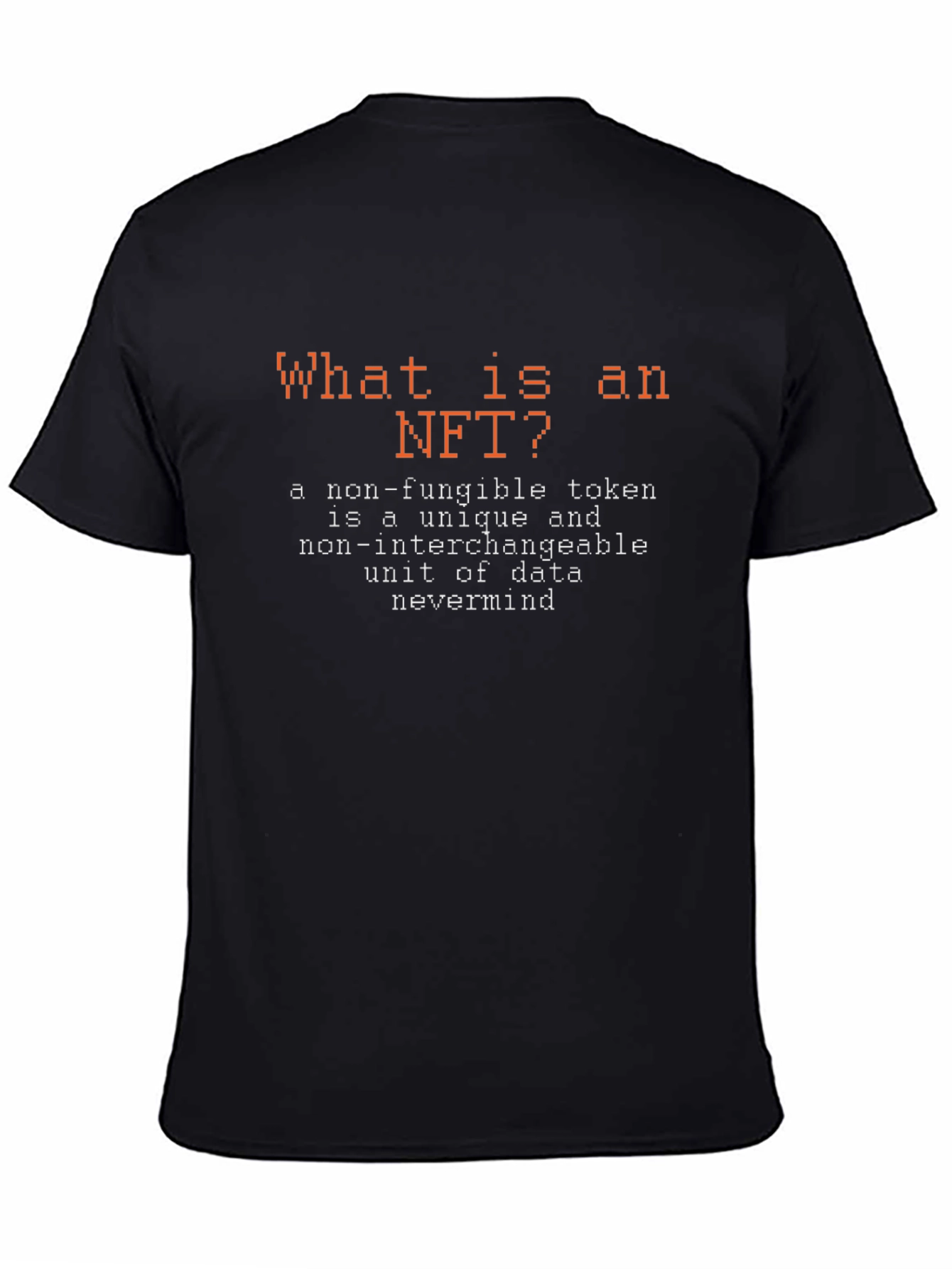 What is an NFT? - Black T-Shirt
