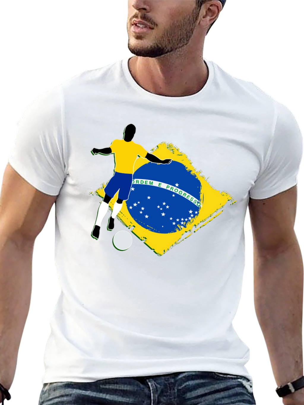 Brazil Soccer T-Shirt - Graphic Tee