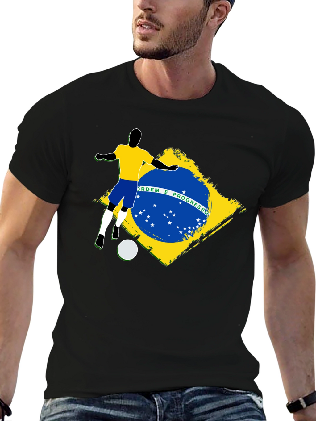Brazil Soccer T-Shirt - Graphic Tee