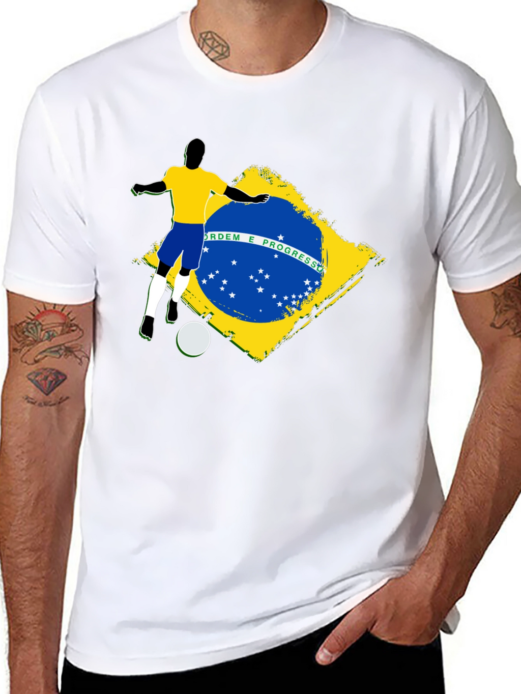 Brazil Soccer T-Shirt - Graphic Tee