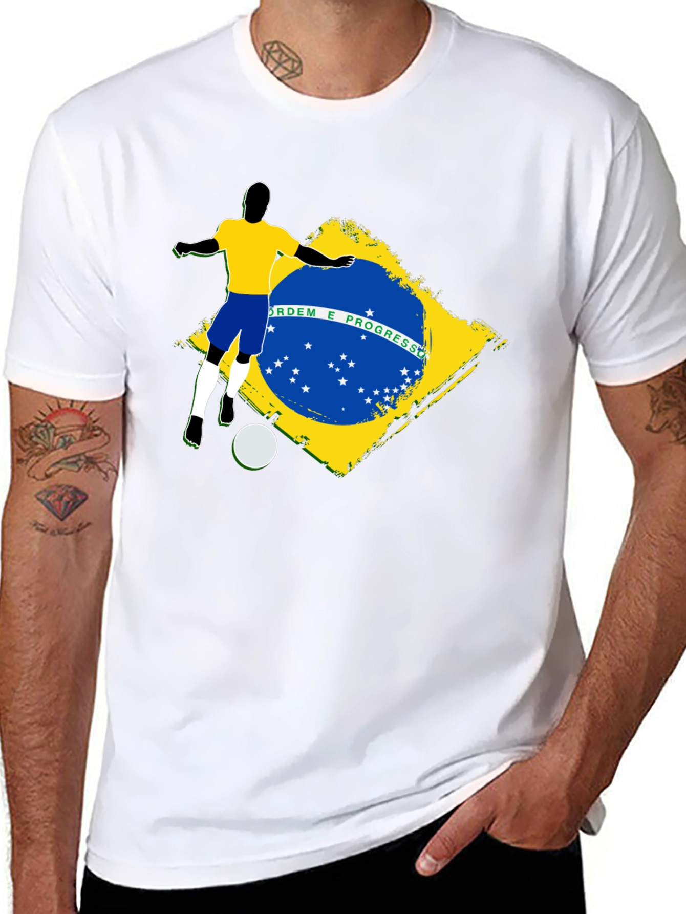 Brazil Soccer T-Shirt - Graphic Tee