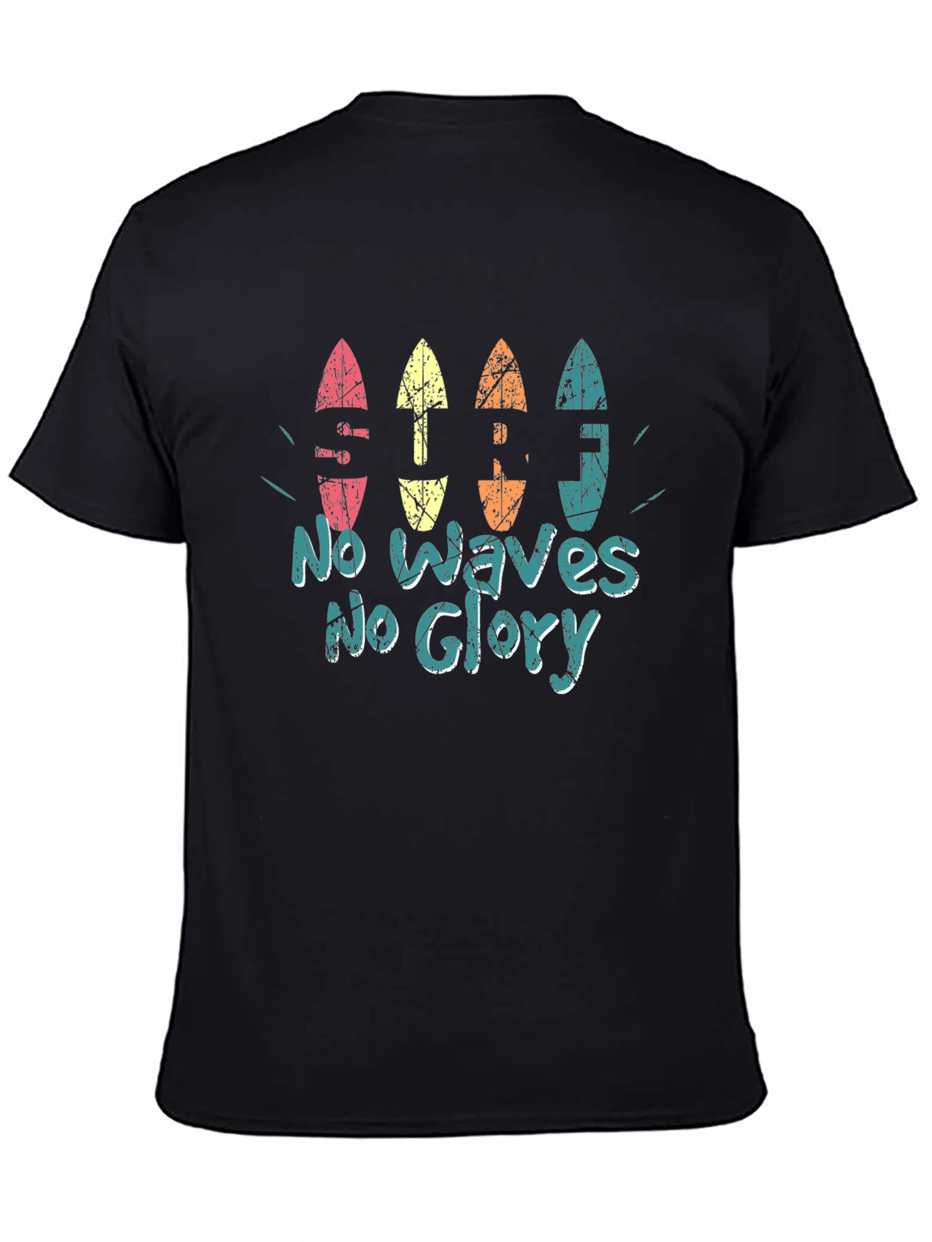 No Waves No Glory Surfboard Tee