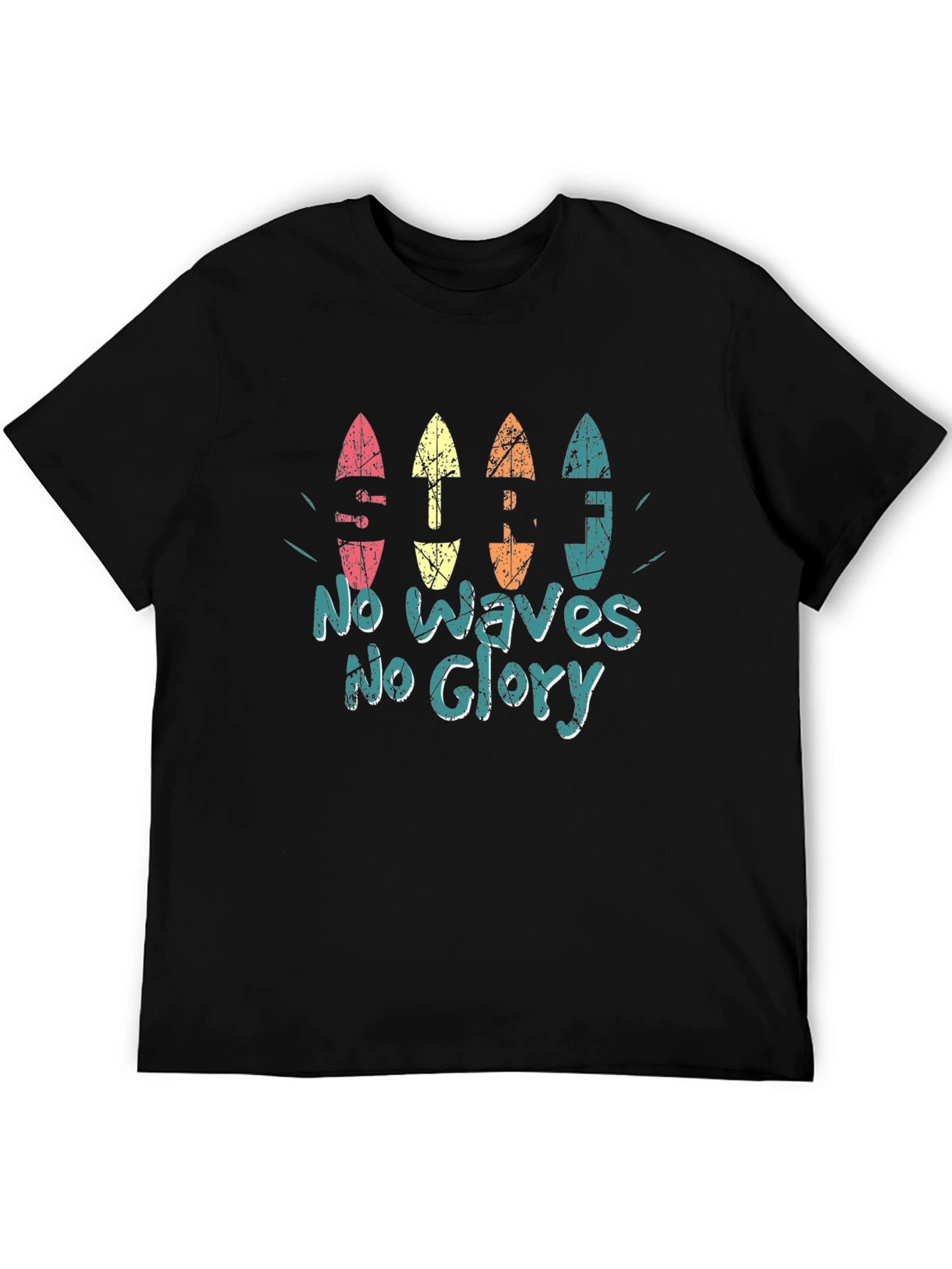 No Waves No Glory Surfboard Tee