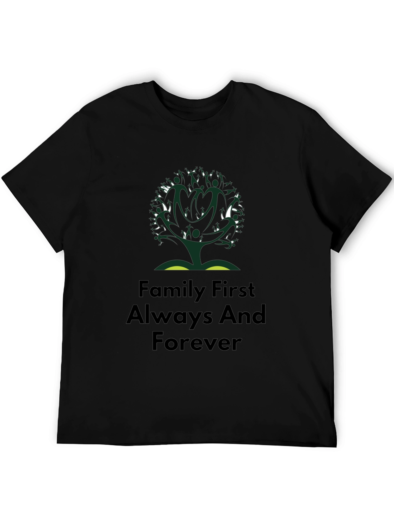 Family First T-Shirt - Tree Design