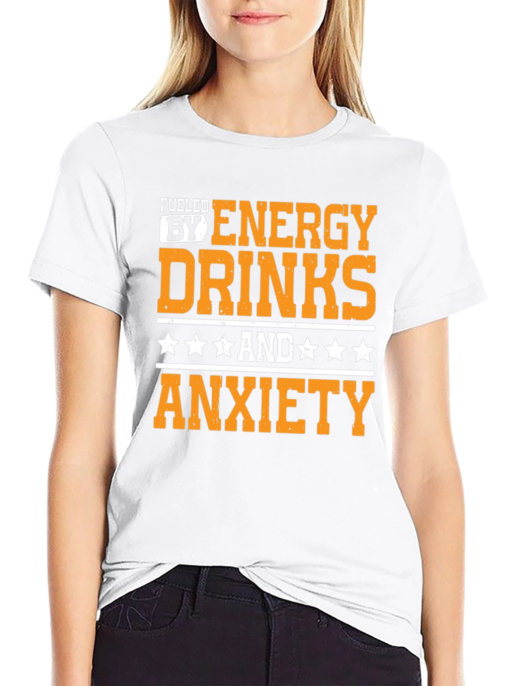 Fueled by Energy Drinks & Anxiety T-Shirt