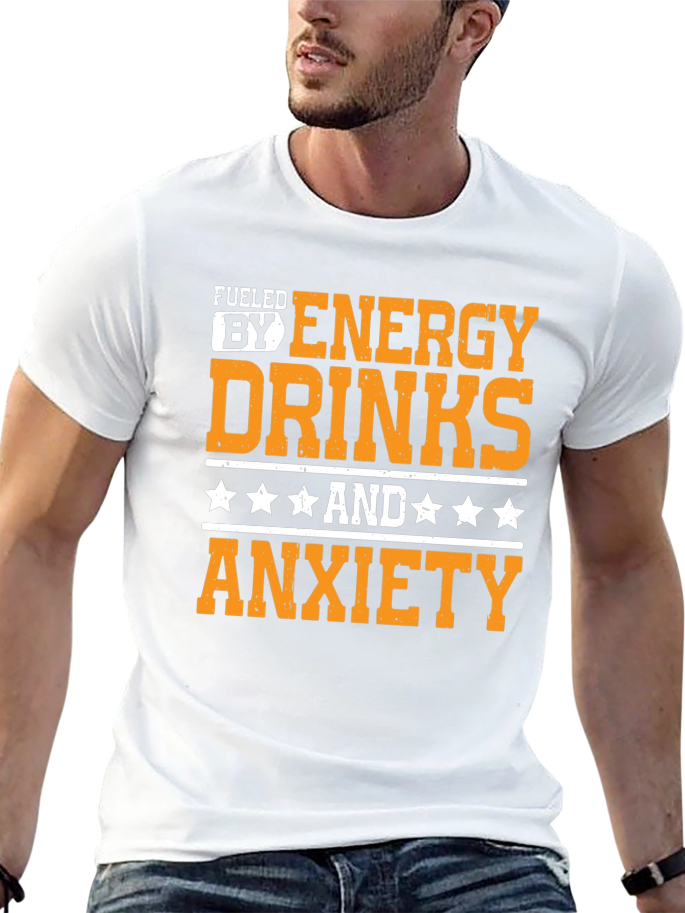 Fueled by Energy Drinks & Anxiety T-Shirt