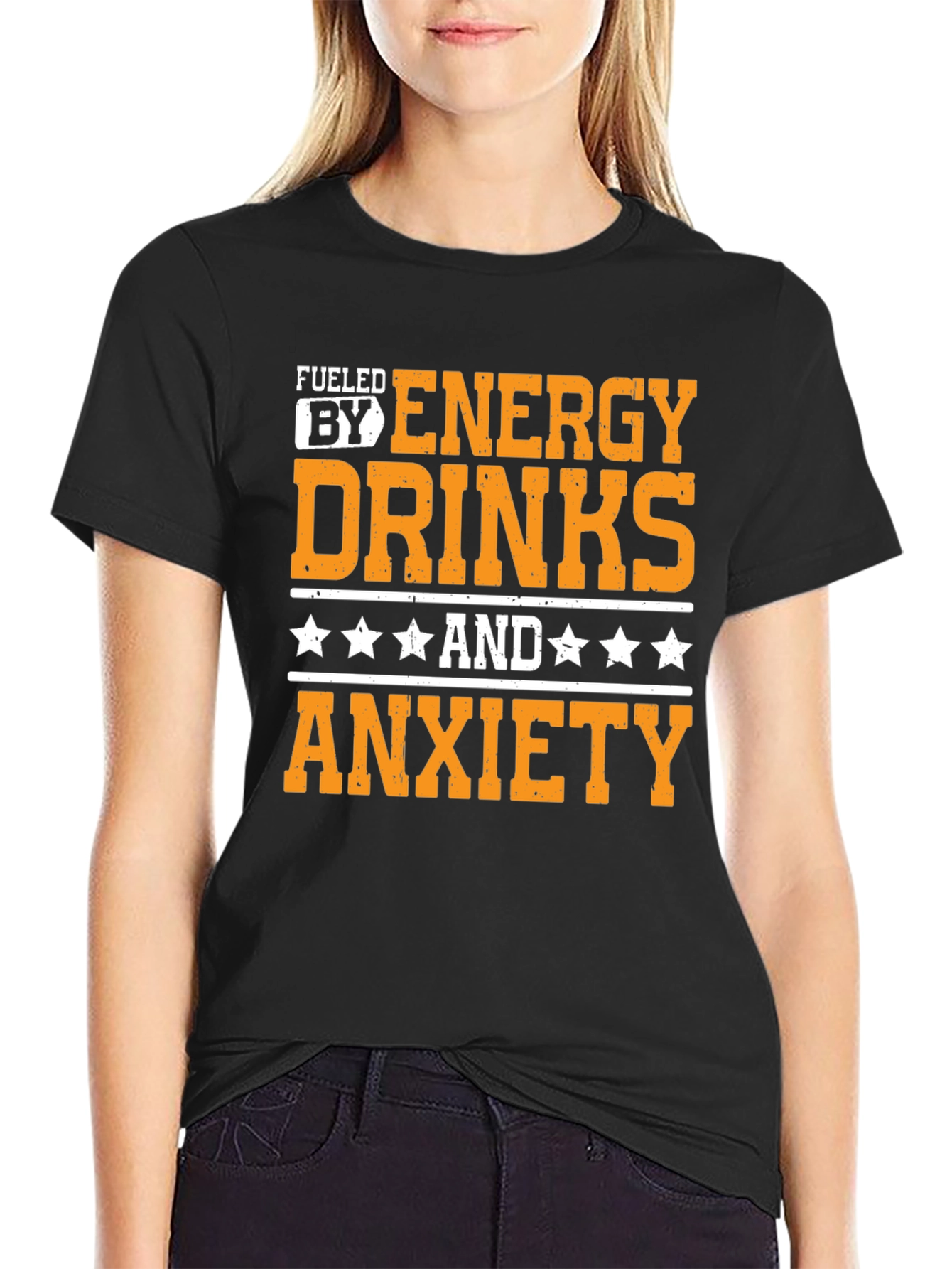 Fueled by Energy Drinks & Anxiety T-Shirt