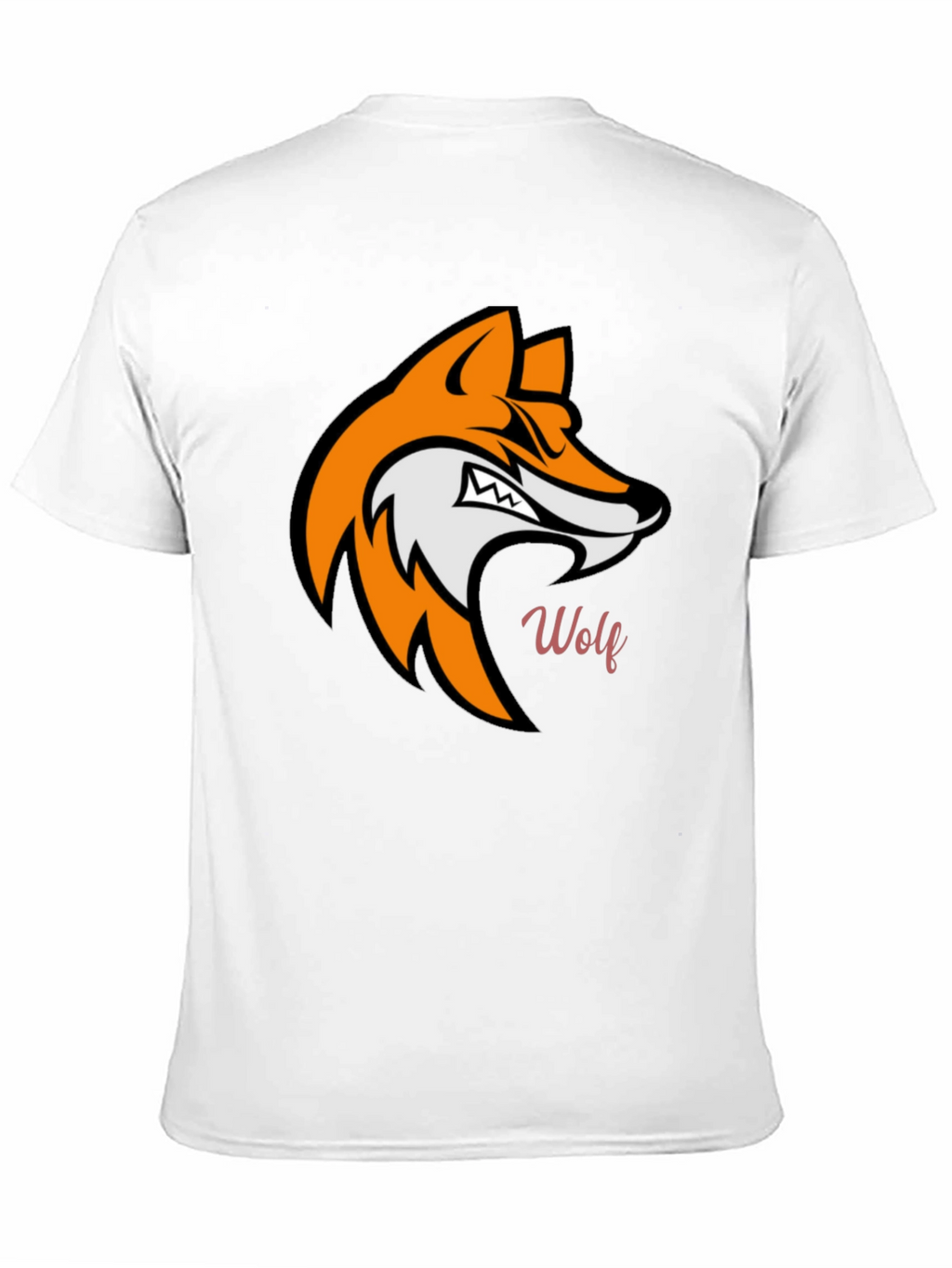 Bold Wolf Graphic T-Shirt - Black