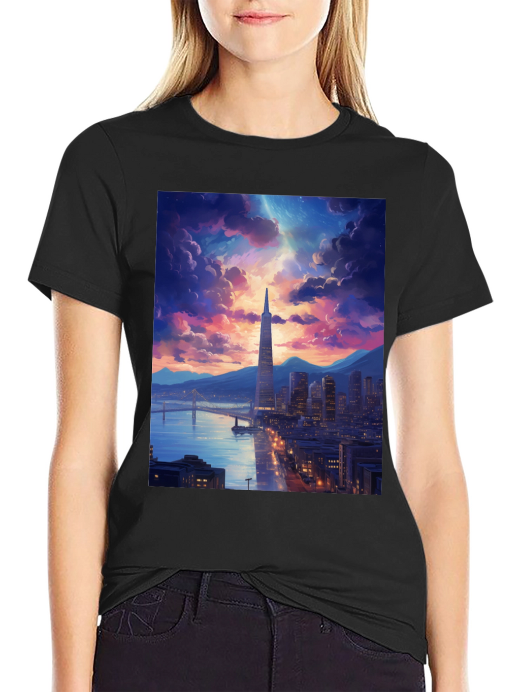 San Francisco Skyline Graphic T-Shirt