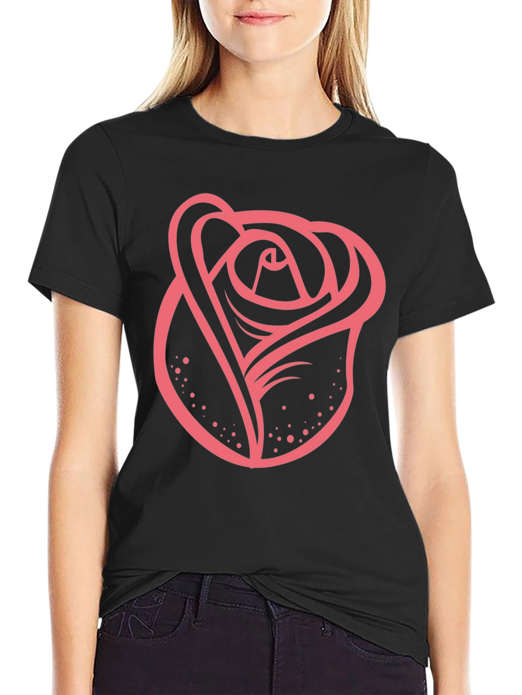 Rose Graphic T-Shirt - Bold Stylish Design