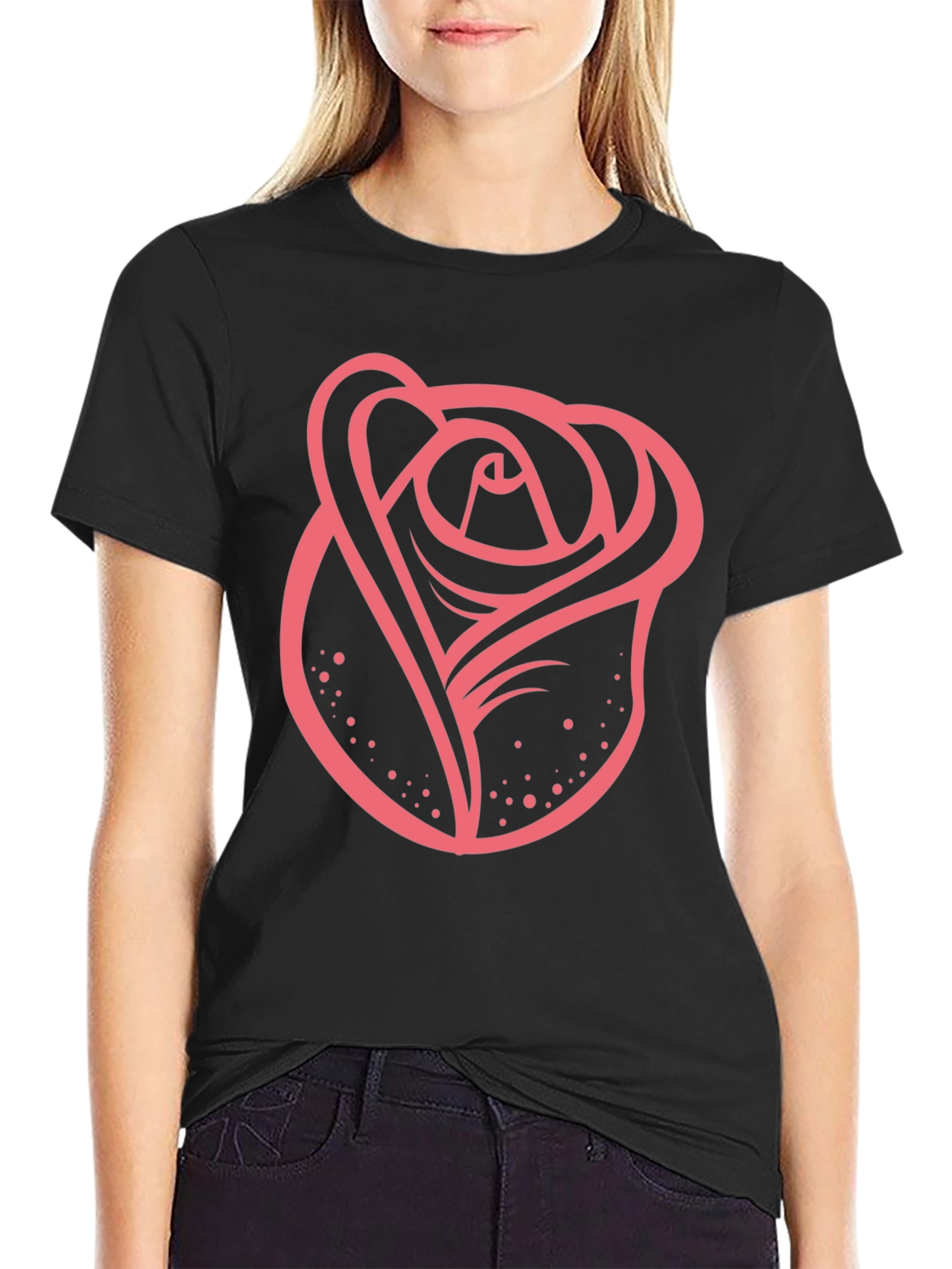 Rose Graphic T-Shirt - Bold Stylish Design