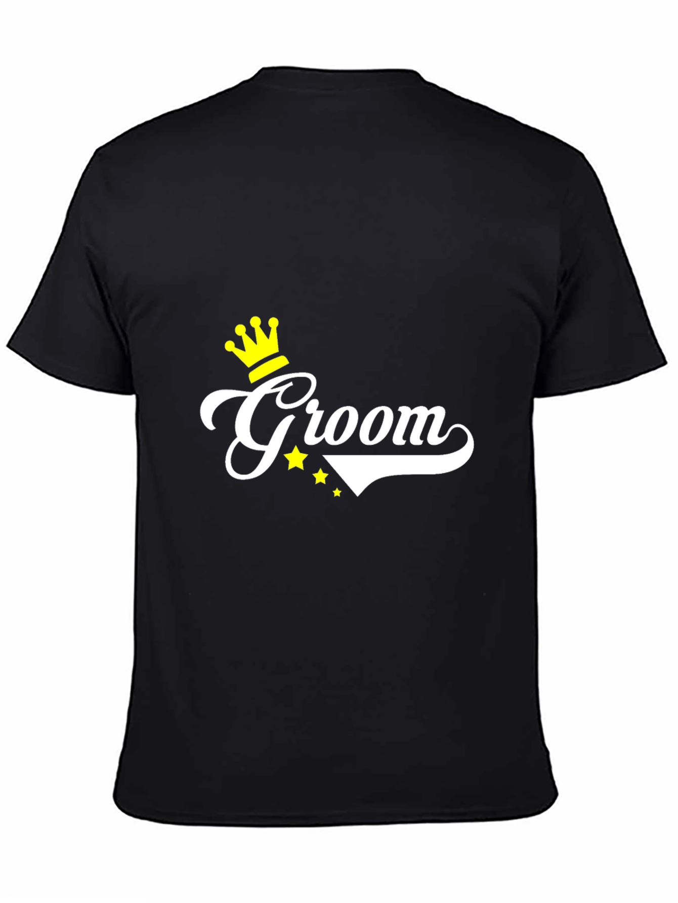 Groom Wedding T-Shirt - Black
