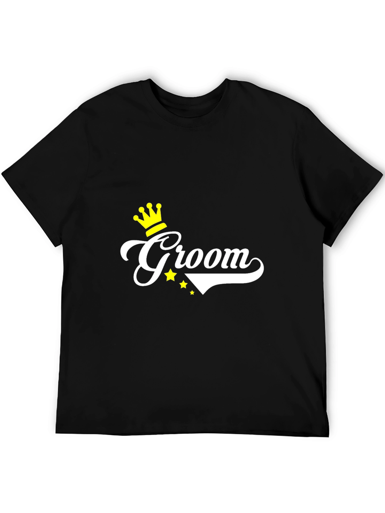 Groom Wedding T-Shirt - Black