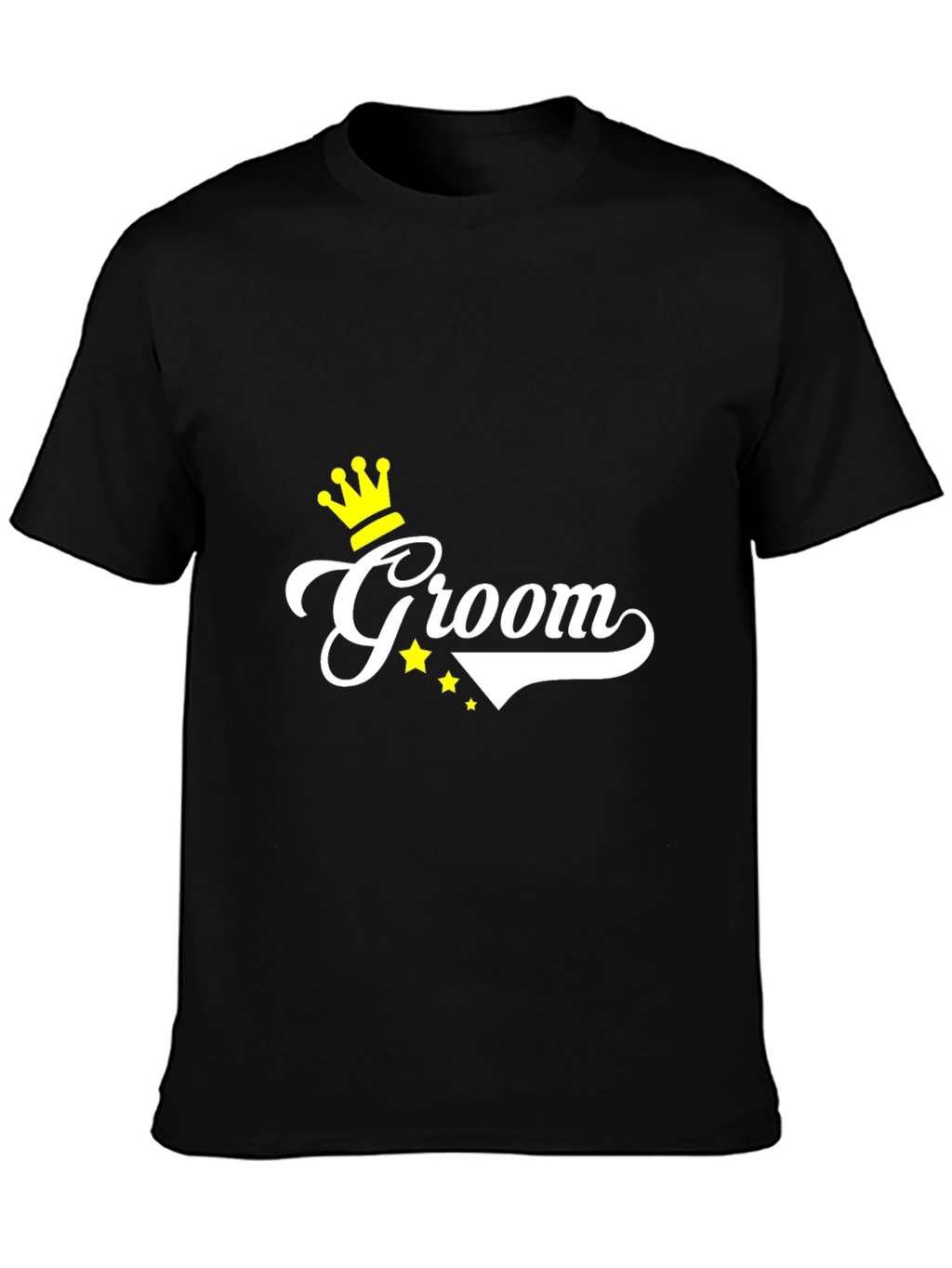 Groom Wedding T-Shirt - Black
