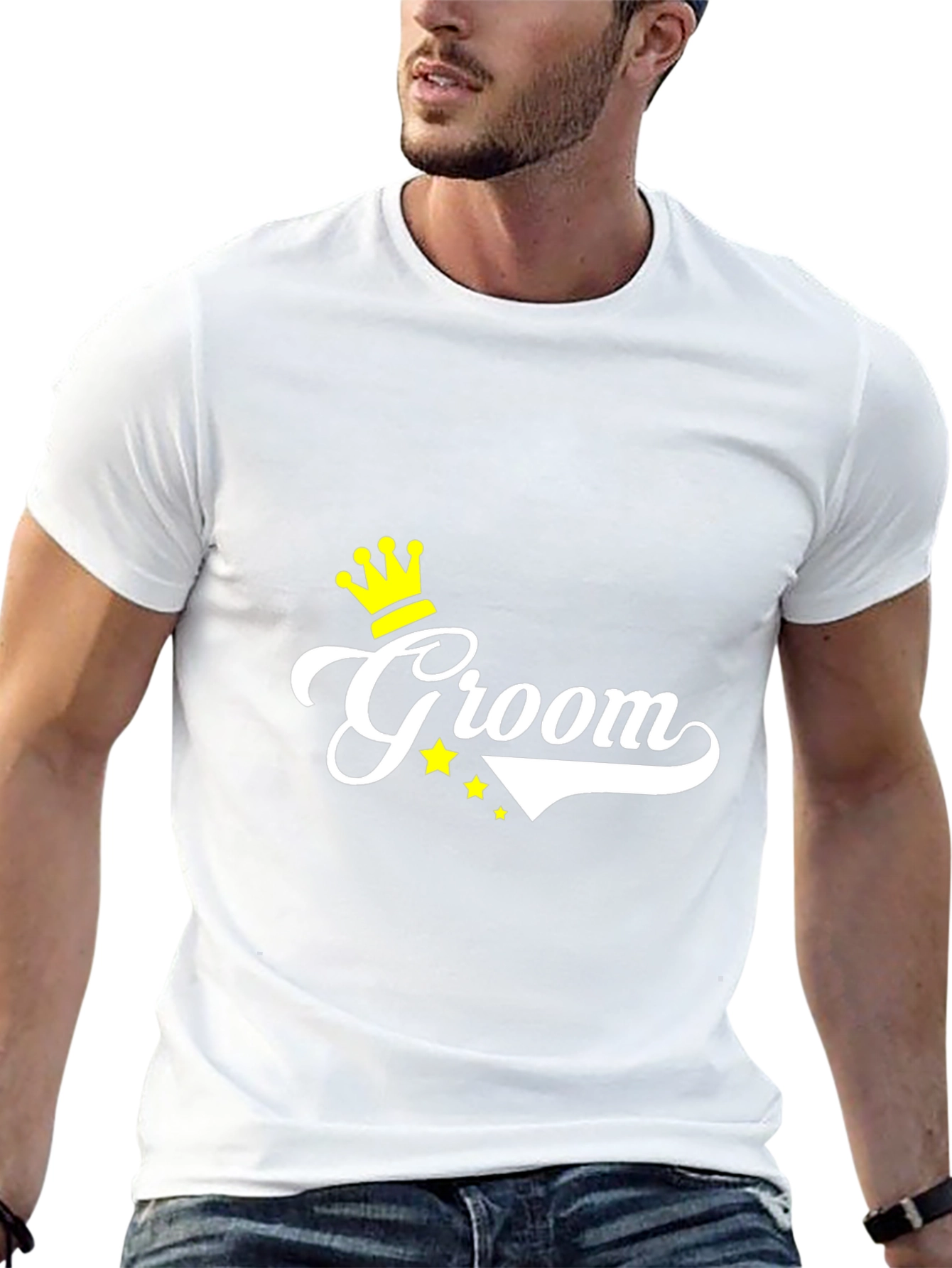 Groom Wedding T-Shirt - Black