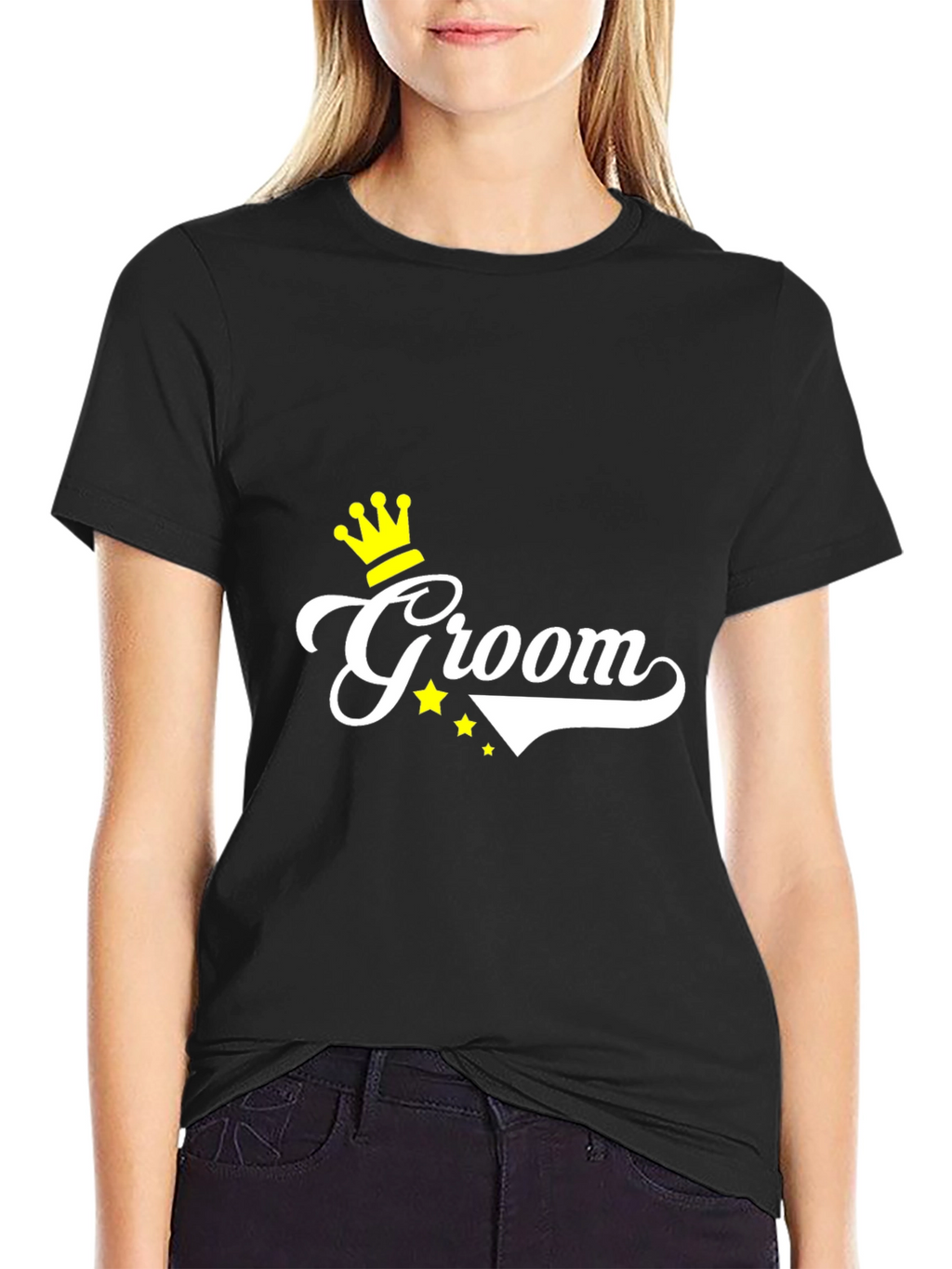 Groom Wedding T-Shirt - Black