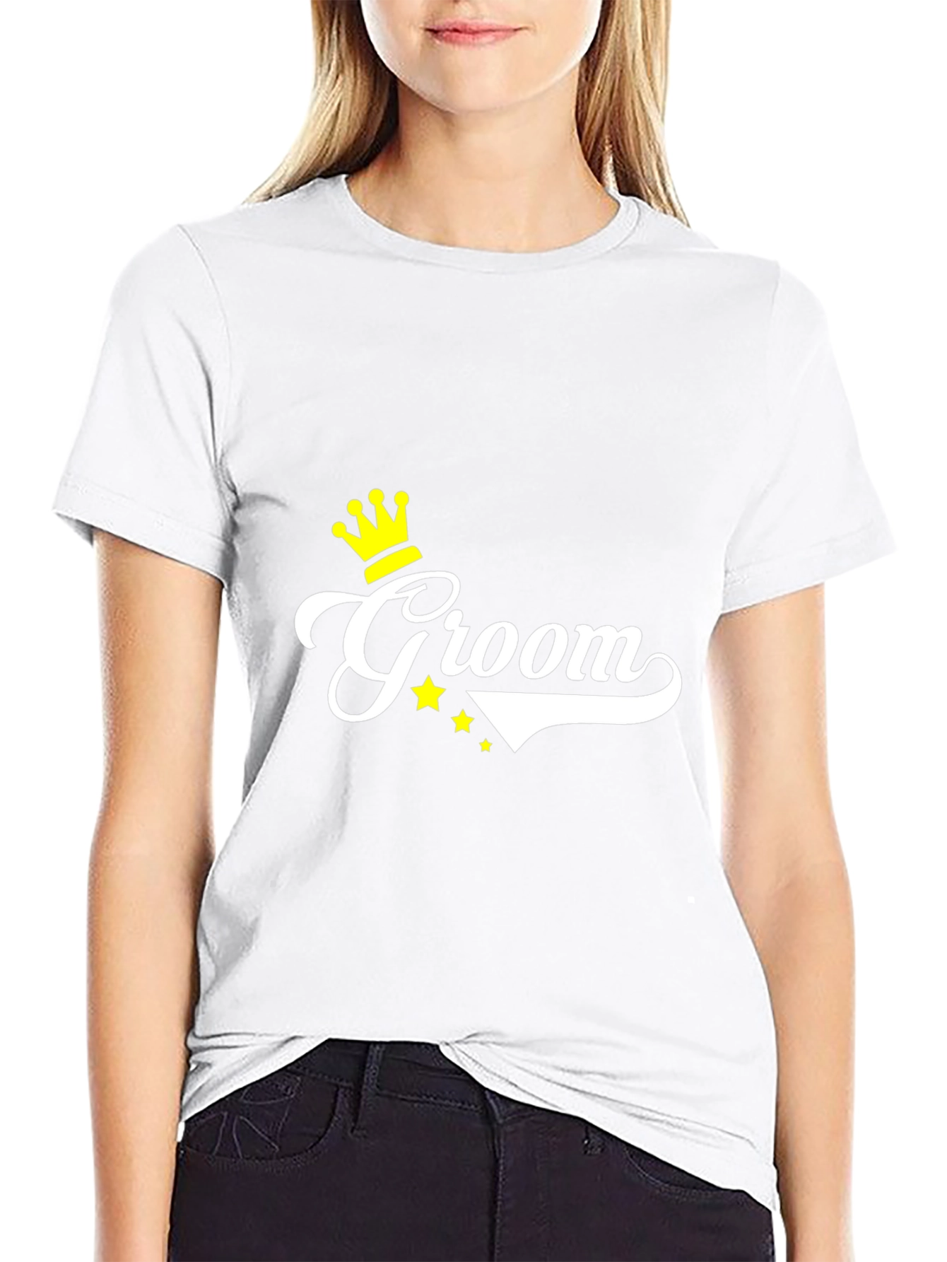Groom Wedding T-Shirt - Black
