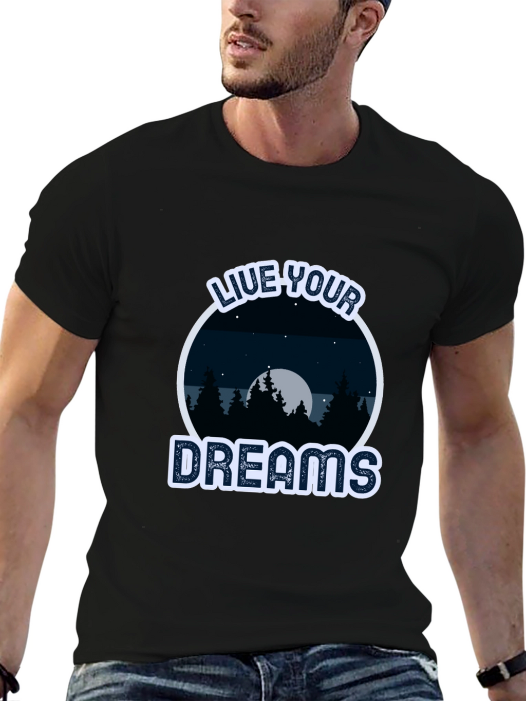 Live Your Dreams T-Shirt - Nature Design