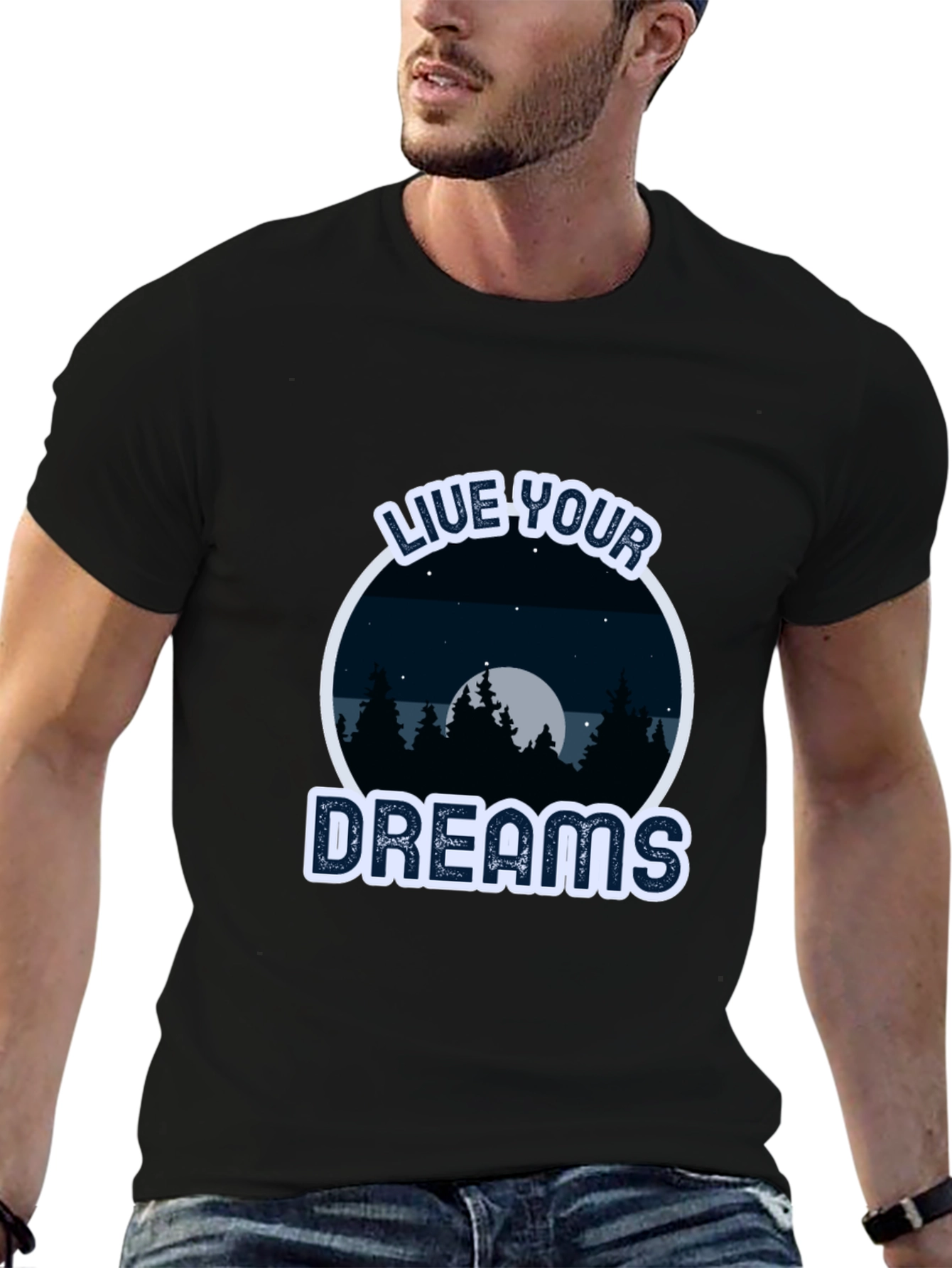 Live Your Dreams T-Shirt - Nature Design