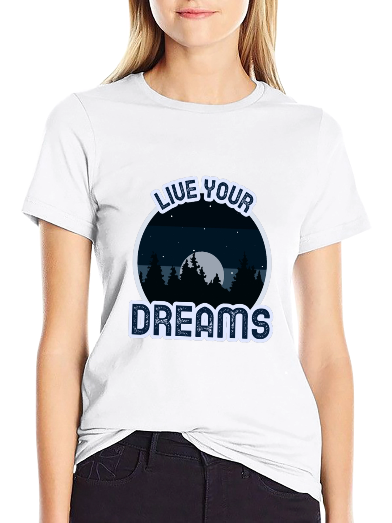 Live Your Dreams T-Shirt - Nature Design