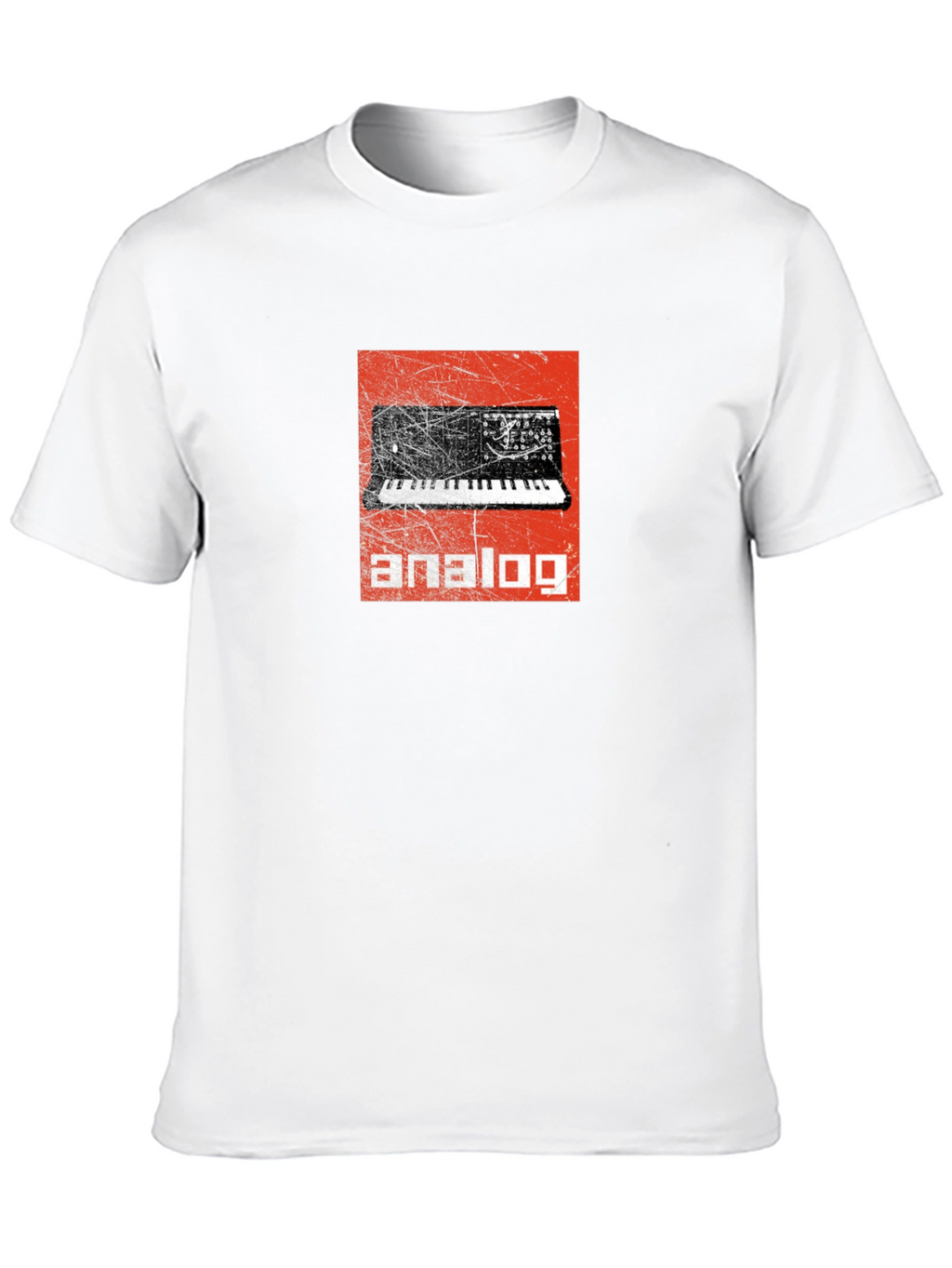 Analog Synth Black T-Shirt - Retro Music Tee