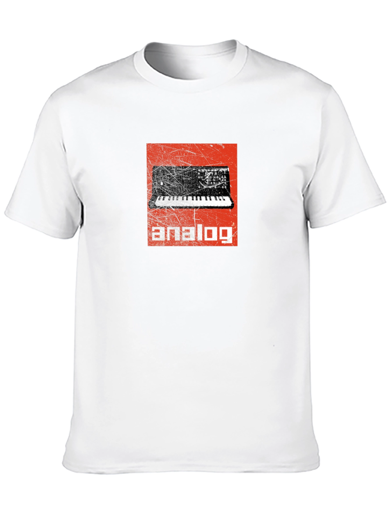 Analog Synth Black T-Shirt - Retro Music Tee